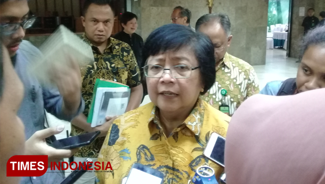 Menteri LHK RI, Siti Nurbaya (FOTO: Rizki Amana/TIMES Indonesia)