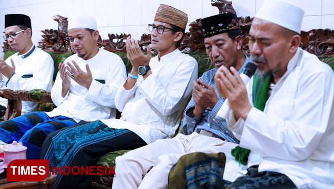 Kunjungan Sandi Uno Ke Ponpes Al Wahdah, Rembang Jawa Tengah (FOTO: BPN For TIMES Indonesia)