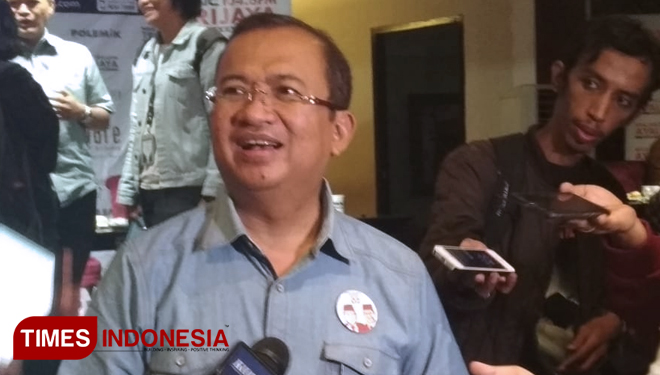 Wakil Ketua BPN Prabowo - Sandi, Priyo Budi Santoso. (FOTO: Rizki Amana/TIMES Indonesia)