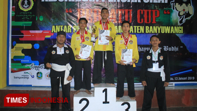 Ini Juara Umum Pertandingan Silat Persatu Banyuwangi