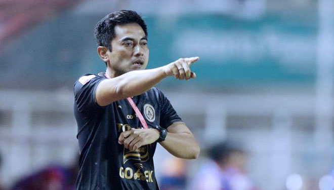 Pelatih PSS Sleman, Seto Nurdiyantoro. (FOTO: Bola.com)