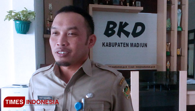 Sekretaris BKD Kabupaten Madiun, Sigit Budiarto (Foto: Ervan/TIMES Indonesia)