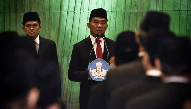 Lantik 128 Pejabat, Mendikbud RI Berpesan Soal Anggaran