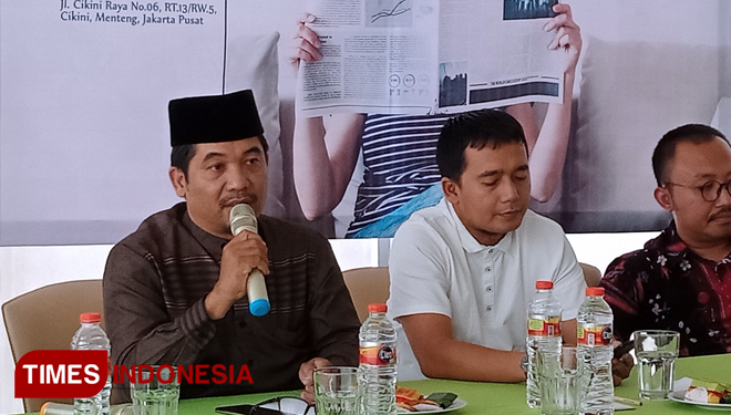 Direktur LIMA, Ray Rangkuti dalam diskusi ID Republikan yang bertajuk 'Hoaks, Integritas KPU dan Ancaman Legitimasi Pemilu' di kawasan Cikini, Jakarta Pusat, Jumat (18/1/2019). (FOTO: Rahmi Yati Abrar/TIMES Indonesia)