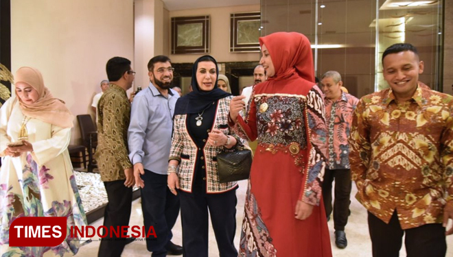 Dandim 0824 Bersama Bupati Jember Sambut Tamu dari Kerajaan Kuwait bersam Danlantamal V Surabaya. (FOTO: AJP/TIMES Indonesia)