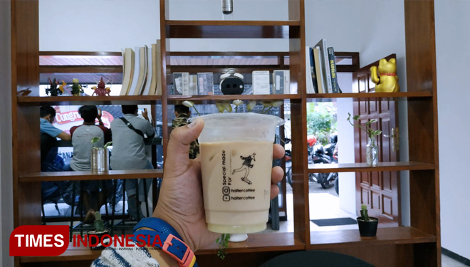 Es kopi Pendahuluan Halter coffee. (FOTO: Nadya Rahma Putri/TIMES Indonesia) 
