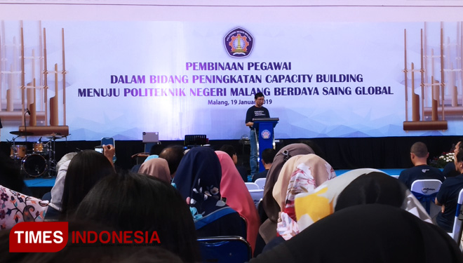 Direktur Polinema Malang Awan Setyawan. (FOTO: Imadudin M/TIMES Indonesia)