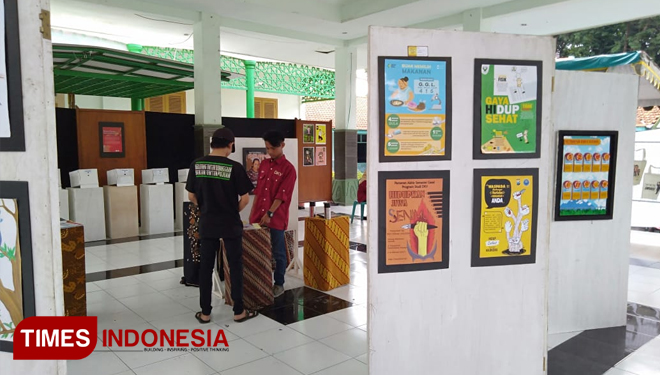 Mahasiswa Dkv Unusida Gelar Pameran Visualistation Iii Times Indonesia