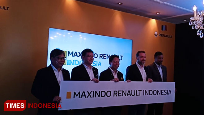 Grand Launching Maxindo Renault Indonesia, di Rumah Imam Bonjol, Jl. Imam Bonjol, Jakarta Pusat, Senin (21/1/2019). (Foto: Rahmi Yati Abrar/TIMES Indonesia)