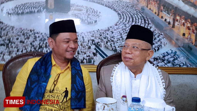 [Baju Kuning] Jubir TKN duet Jokowi-KH Ma'ruf Amin, Ace Hasan Syadzily. (FOTO: TKN for TIMES Indonesia)