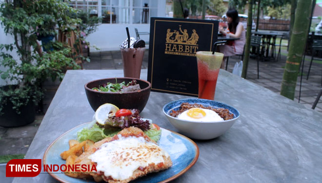 Hidangan Spesial Habbit Eatery (FOTO: Dinda Eka/TIMES Indonesia)