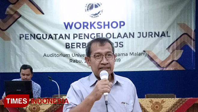  Rektor UWG (Prof. Dr. Ir. H. Iwan Nugroho, MS.). (FOTO: AJP/TIMES Indonesia)