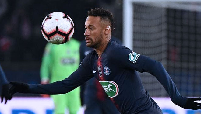 Neymar Cedera Engkel Jelang Lawan MU