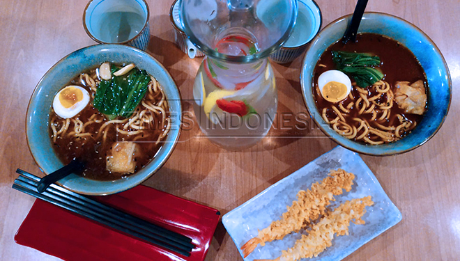 Japanese Ramen. (PHOTO: Tria Adha/TIMES Indonesia)