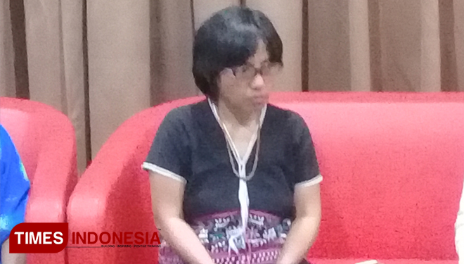 Sekjen AMAN, Rukka Sombolinggi (FOTO: Rizki Amana/TIMES Indonesia)