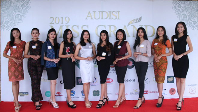 10 finalists Miss Grand Bali 2019 (PHOTO: Exlusive)