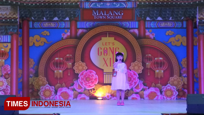Peserta Mandarin Singing Competition, Rabu (06/02/19) (FOTO: NADYA RAHMA PUTRI /TIMES INDONESIA)