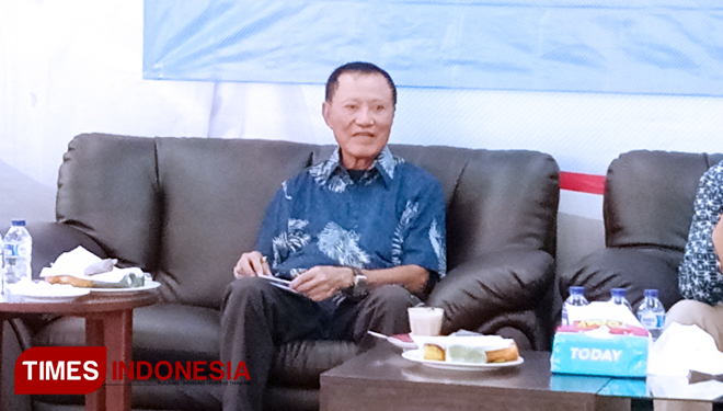 Menkumham RI era Presiden SBY, Amir Syamsuddin. (FOTO: Hasbullah/TIMES Indonesia)
