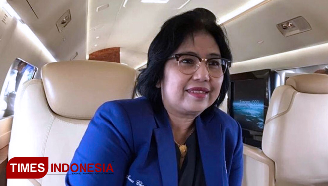 Juru bicara Tim Kampanye Nasional (TKN) Duet Jokowi-KH.Ma'ruf Amin, Irma Suryani Chaniago (FOTO: Edi Junaidi DS/TIMES Indonesia)