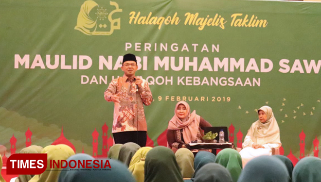 Direktur Relawan Tim Kampanye Nasional (TKN) Duet Jokowi-KH.Ma'ruf Amin, Maman Immanulhag (FOTO: Edi Junaidi DS/TIMES Indonesia)