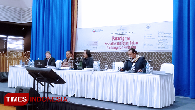 Guru Besar Fakultas Pertanian IPB, prof. Dwi Andreas Santosa (Foto: Edi Junaidi ds/TIMES Indonesia)
