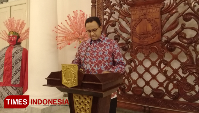 Gubernur DKI Jakarta, Anies Baswedan. (FOTO: Rizki Amana/TIMES Indonesia)