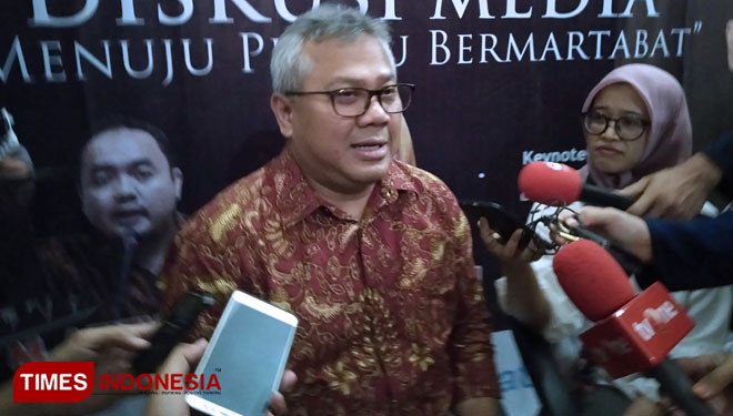 Ketua KPU RI, Arief Budiman (foto: edi Junaidi ds/TIMES Indonesia)