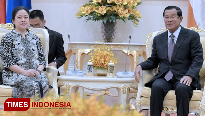 Bertemu PM Hun Sen, Menko Puan Harapkan Kerjasama Bilateral yang Lebih Erat