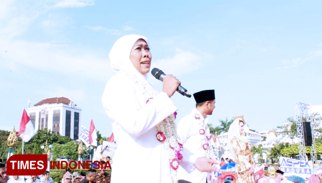 Pidato Kerakyatan, Khofifah akan Peras Nawa Bhakti Satya Menjadi "Cetar"