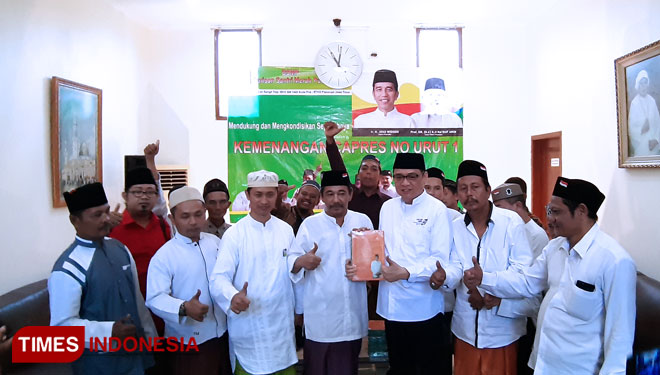 Suasana deklarasi dukungan BSMP kepada Duet Jokowi KH Maruf Amin, Jum'at (15/2/2019) (Foto: Robert/TIMES Indonesia)