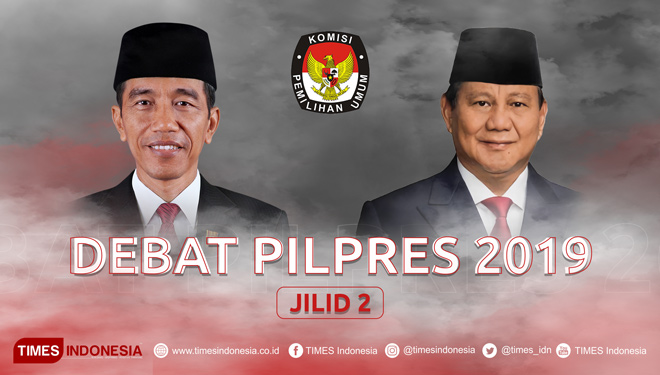 ILUSTRASI: Debat Pilpres 2019 (Grafis: Dena/TIMES Indonesia)