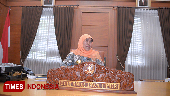 Gubernur Jatim Dra Hj Khofifah Indar Parawansa. (FOTO: Istimewa)