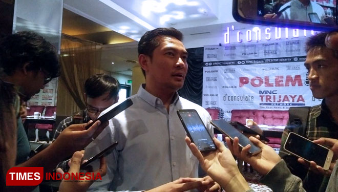 Juru Bicara BPN Prabowo - Sandi, Harryadin Mahardika (FOTO: Rizki Amana/TIMES Indonesia)