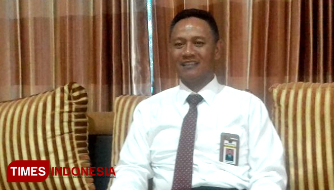 Kepala KPP Pratama Waingapu, Kabupaten Sumba Timur NTT, Yusuf Sarnoto. (FOTO:Habibudin/TIMES Indonesia)