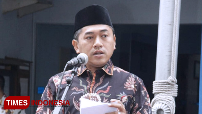 Ketua DPRD Pimpin Upacara Peringatan K3 Nasional. (FOTO: AJP/TIMES Indonesia)