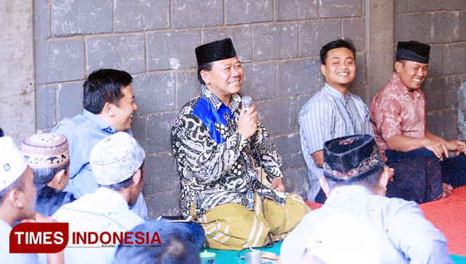 Gus Ali Ahmad pada sebuah acara silaturahmi dan menjaring aspirasi masyarakat (FOTO: Gus Ali Ahmad for TIMES Indonesia)
