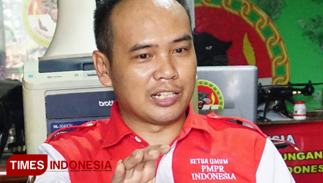 Ketua Umum LSM Pemuda Mandiri Peduli Rakyat Indonesia (PMPRI), Rohimat (FOTO: Agung For TIMES Indonesia)