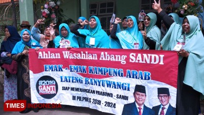 Emak-Emak Banyuwangi Optimistis Saat Sandi Datang, Utang Hengkang