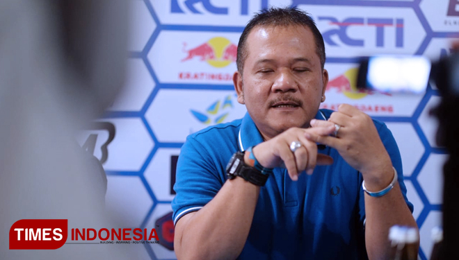 CEO Arema FC Ir Agoes Soerjanto. (FOTO: Adhitya Hendra/TIMES Indonesia)