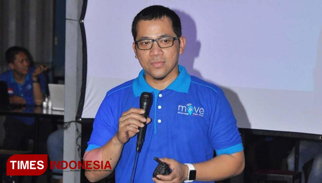 Founder & CEO Move Indonesia, Rudy Santoso (FOTO:Ivan Iskandaria/TIMES Indonesia)