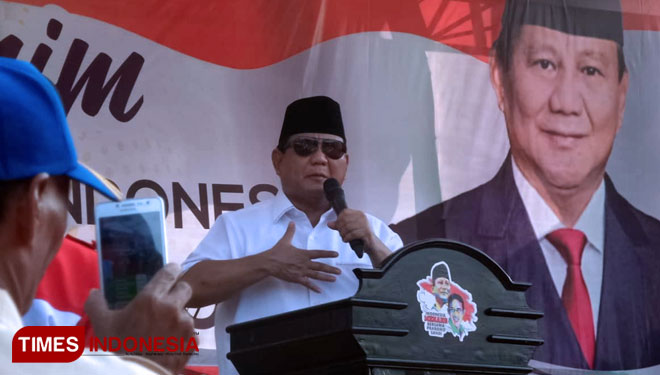 Di Ponpes Sunan Drajat, Prabowo Janji Darmabaktikan Diri untuk Bangsa
