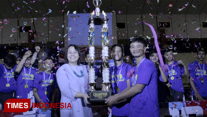STIKI Tutup Basketball League 2019 dengan Konsep Berbeda, Siapa Pemenangnya?. (FOTO: AJP/TIMES Indonesia)