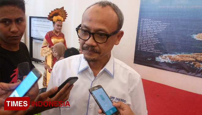 Ketua DPP Inkindo (Ikatan Konsultan Indonesia) Jawa Timur Adi Prawito. (Dody Bayu Prasetyo/TIMES Indonesia)