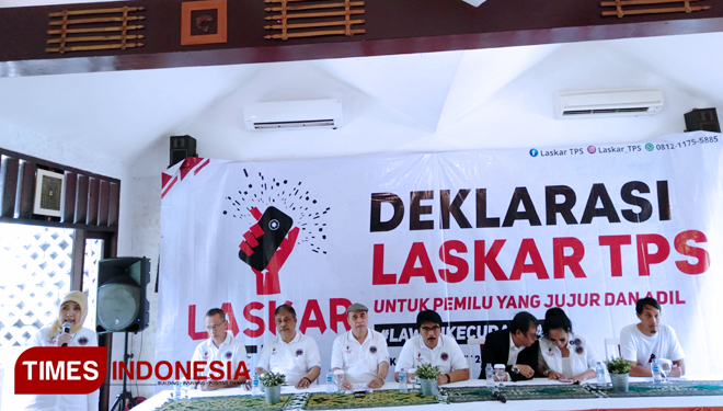 Alumni Trisakti Pro 02 dan Garuda Kalibata, menggelar peluncuran dan deklarasi Laskar TPS di Pulau Dua Restaurant, Taman Ria Senayan (foto: Edi Junaidi ds/TIMES Indonesia)