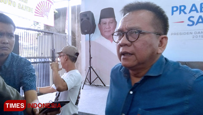 Ketua Dewan Pimpinan Daerah (DPD) Partai Gerindra DKI Muhammad Taufik. (FOTO: Dok. TIMES Indonesia)