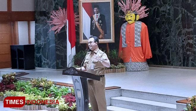 Gubernur DKI Jakarta, Anies Rasyid Baswedan (FOTO: Rizki Amana/TIMES Indonesia)