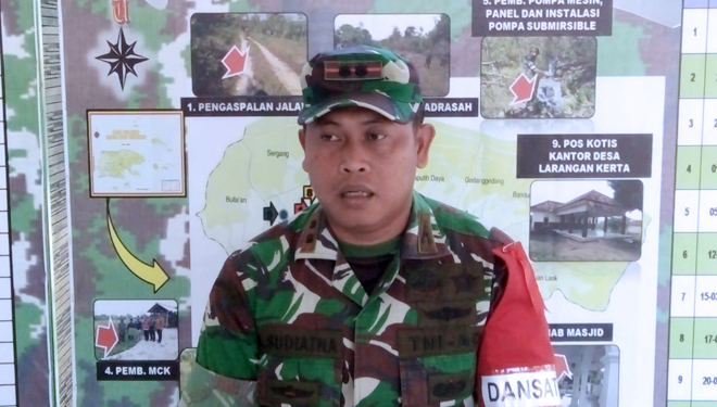 Dansatgas TMMD 104 sekaligus Dandim Kodim 0827/Sumenep, Letkol Inf Ato Sudiatna. (FOTO: Istimewa)