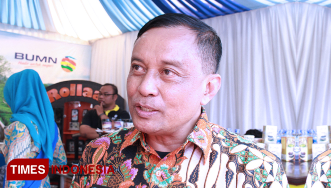 Kepala Disnaker Kabupaten Malang, Drs Yoyok Wardoyo. (FOTO: widodo irianto/TIMES Indonesia)
