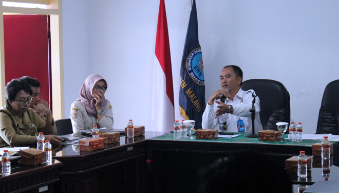 Koordinasi kelembagaan dengan semua unsur di Pemkab Malang untuk menyongsong Rencana Aksi Nasional (RAN) di kantor BNN, Selasa (12/3/2019) kemarin. (FOTO: istimewa)
