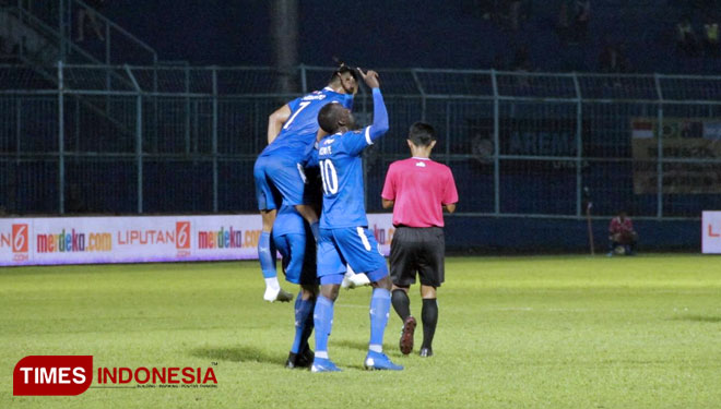 Arema FC. (FOTO: Tria Adha/TIMES Indonesia)